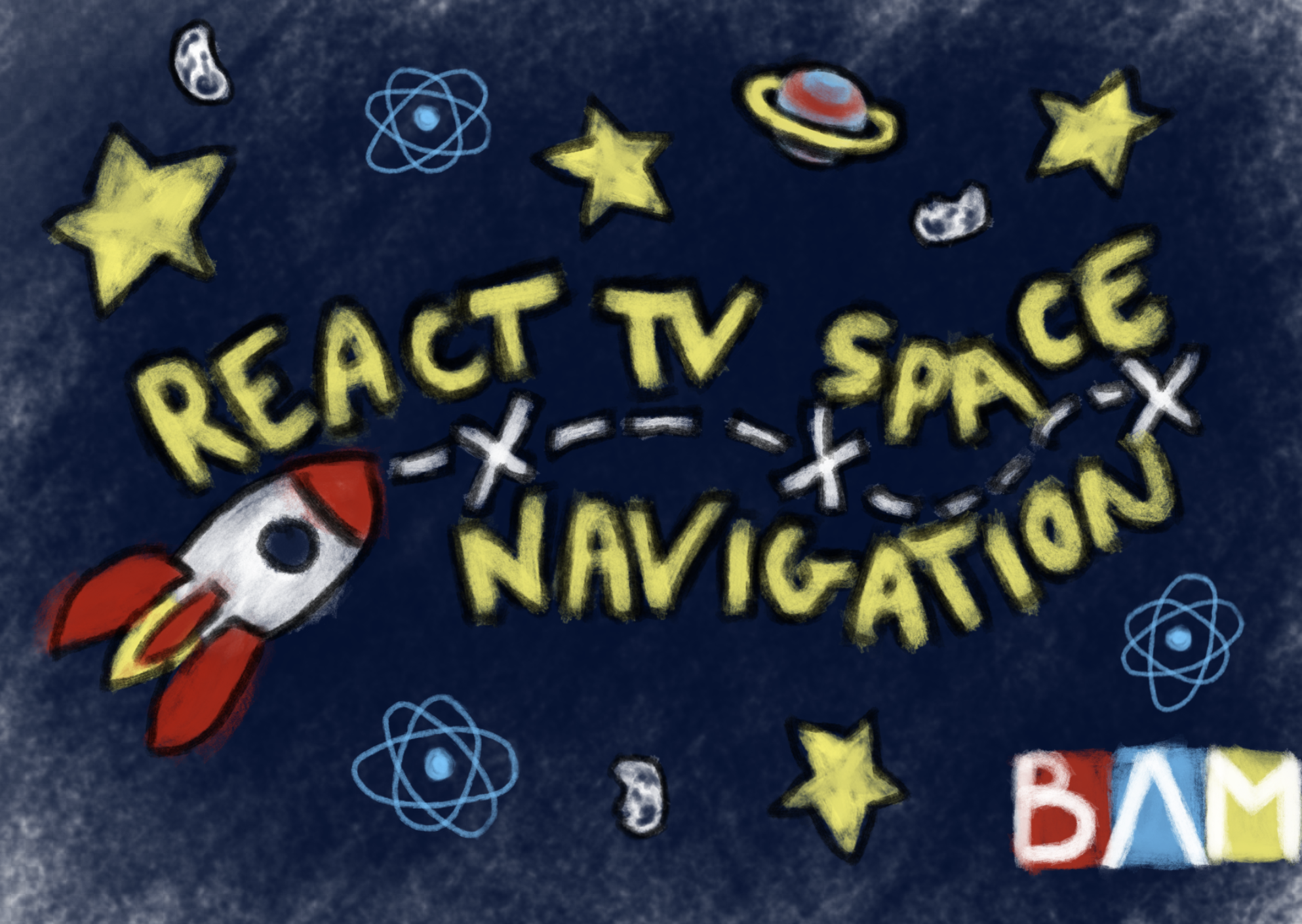 React TV Space Navigation Banner